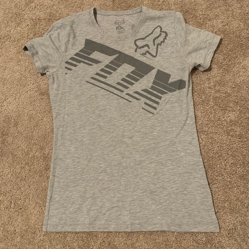 FOX Womens Small Grey TShirt